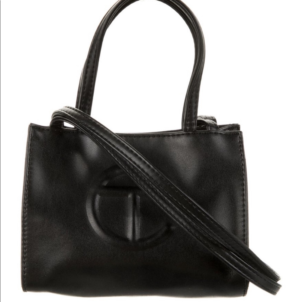 Telfar small black shopper NWT